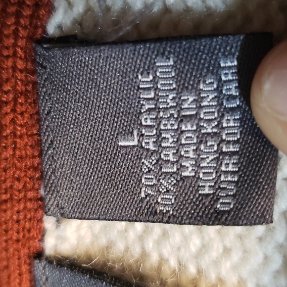 Vintage 90's Transnine Mens Large Sweater Lambs Wool - Picture 5 of 5